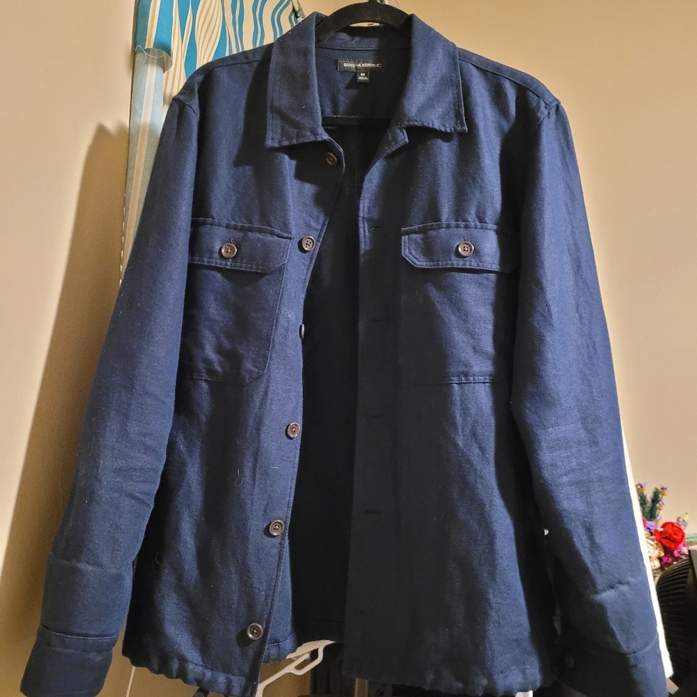 Banana republic shirt jacket medium